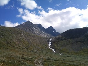 Nordre Skagastølstind i front